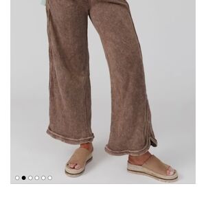 Three Bird Nest Brown Wide Leg Pants